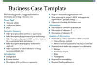 Simple Business Case Examples Business Mentor Pertaining To Business Case Calculation Template