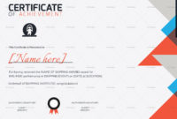 Skipping Award Achievement Certificate Design Template In Throughout Amazing Badminton Achievement Certificate Templates
