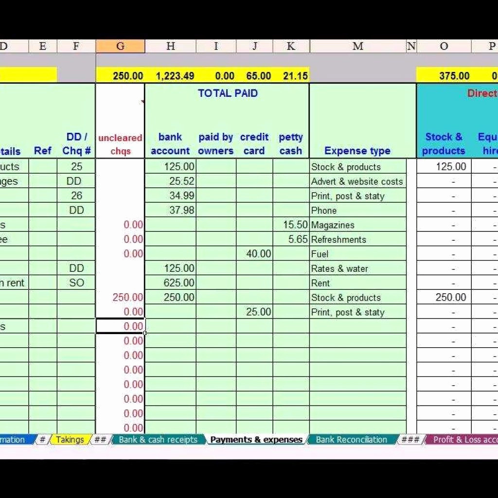 Excel Templates For Small Business Accounting Launcheffecthouston