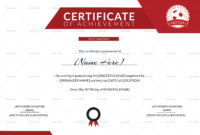 Soccer Achievement Certificate Design Template In Psd Word With Certificate Of Achievement Template Word