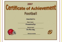 Soccer Award Certificate Templates Free Of 5 Best Of Free Intended For Best Soccer Award Certificate Template