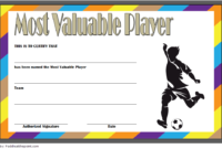 Soccer Certificate Template Free 21 Most Complete Ideas Inside Soccer Mvp Certificate Template