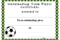 Soccer Certificate Templates Activity Shelter With Best Soccer Certificate Template