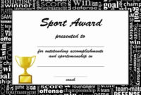 Sports Award Certificate Template Word Frugalhomebrewer With Regard To Contest Winner Certificate Template