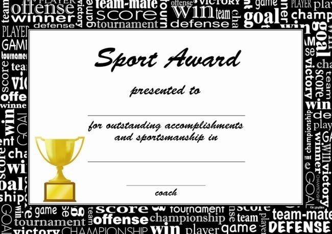 Sports Award Certificate Template Word Frugalhomebrewer With Regard To Contest Winner Certificate Template