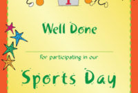 Sports Certificate S96 Pixygraphics Pertaining To Running Certificate Templates 10 Fun Sports Designs
