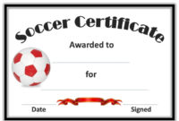 Sports Day Certificate Templates Free Calepmidnightpig Inside Soccer Certificate Template Free