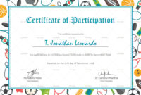 Sports Participation Certificates Calepmidnightpigco Inside Free Certificate Of Participation Template Word