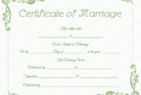 Standard Marriage Certificate Template Dotxes Regarding Blank Marriage Certificate Template