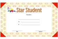 Star Student Certificate Templates 10 Best Ideas Free Regarding Star Award Certificate Template