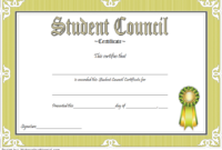 Student Council Certificate Template 8 Professional Ideas With Regard To Student Leadership Certificate Template Ideas