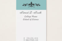 Student Minimal Business Card For Graduate Student Business Cards Template