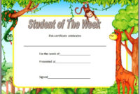 Student Of The Week Certificate Top 10 Super Star Designs Inside Free Star Of The Week Certificate Template