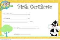 Stuffed Animal Birth Certificate Template 7 Funny Designs In Free Cat Birth Certificate Free Printable