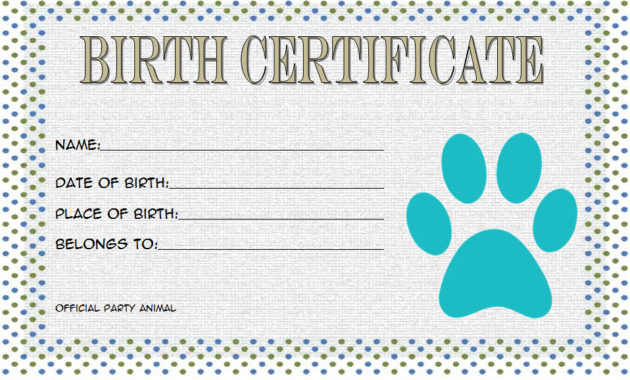 Stuffed Animal Birth Certificate Template 7 Funny Designs Within Best Build A Bear Birth Certificate Template