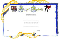 Super Reader Certificate Template 6 For Quality Accelerated Reader Certificate Template Free
