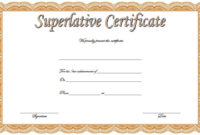 Superlative Certificate Templates Free 10 Great Designs Intended For Great Job Certificate Template Free 9 Design Awards