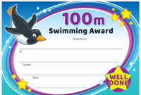 Swimming Certificate Template Within Free Swimming Certificate Templates