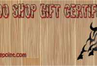 Tattoo Gift Certificate Template 7 Shop And Voucher Ideas Intended For Tattoo Gift Certificate Template
