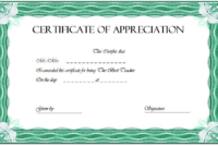 Teacher Appreciation Certificate Free Printable 10 Designs With Regard To Best Teacher Certificate Templates Free