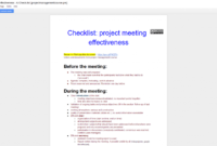 Templates For Project Management Project Management Course For Printable Post Mortem Meeting Agenda Template