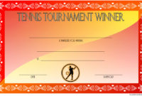 Tennis Tournament Certificate Templates 8 Sporty Designs For Best Basketball Gift Certificate Templates
