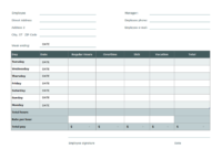 Timesheet Templates The Good The Bad The Pointless Timely In Time Management Log Template