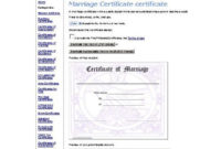 Top Sources For Printable Blank Marriage Certificates Inside Best Commemorative Certificate Template