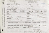 Touching Family History Finding Mccarron'S Using Pa Birth Inside Baby Death Certificate Template