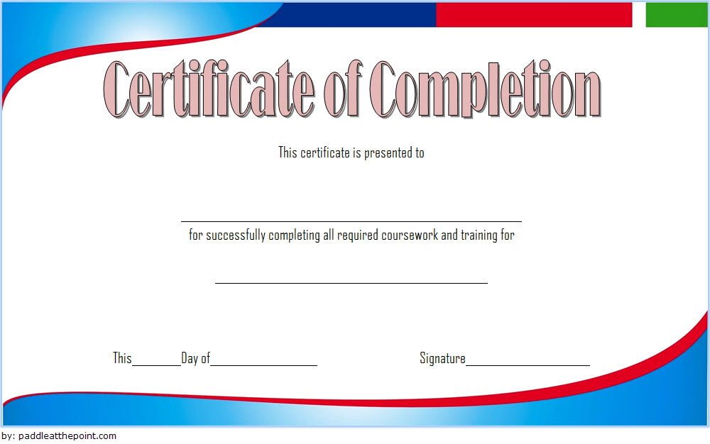 Training Completion Certificate Template 10 Fresh Ideas Throughout Best Training Completion Certificate Template