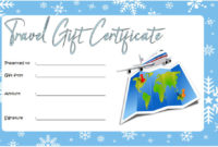 Travel Gift Certificate Editable 10 Modern Designs Intended For Best Fishing Gift Certificate Template