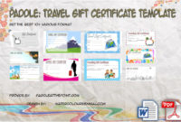 Travel Gift Certificate Templates 10 Best Ideas Free Intended For Free Free Wedding Gift Certificate Template Word 7 Ideas
