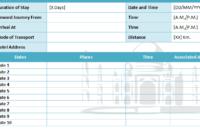 Travel Itinerary Template My Excel Templates With Regard To Sample Business Travel Itinerary Template