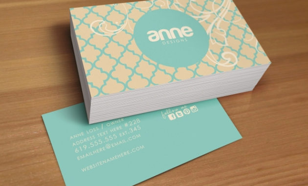 Two Sided Business Cards Emmamcintyrephotography Intended For 2 Sided Business Card Template Word