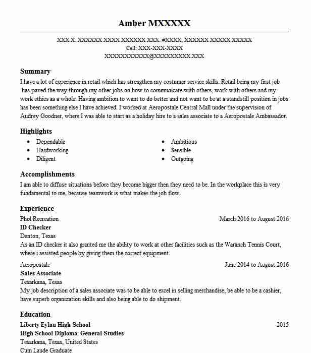 Unit Id Resume Example Ross Distribution Center Chester With Regard To Ross School Of Business Resume Template