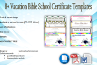 Vbs Certificate Template Templates Example Intended For Vbs Certificate Template