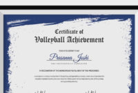 Volleyball Certificate 3 Word Pdf Documents Download Throughout Volleyball Mvp Certificate Templates
