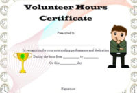 Volunteer Award Certificate Template Just Bcause In Best Volunteer Certificate Templates