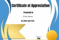 Volunteer Certificate Of Appreciation Customize Online Regarding Volunteer Award Certificate Template