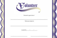 Volunteer Certificate Template Word Why Is Volunteer Inside Best Volunteer Certificate Templates