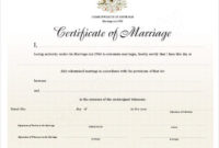 Wedding Certificate Template 22 Free Psd Ai Vector For Marriage Certificate Template Word 10 Designs