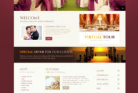 Wedding Venues Responsive Website Template 44755 In Wedding Venue Business Plan Template