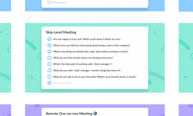 Weekly One On One Meeting Agenda Template Within Amazing 1 On 1 Meeting Template