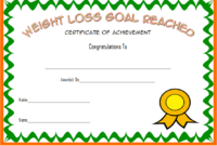 Weight Loss Certificate Template Free 8 New Designs Regarding Bake Off Certificate Templates