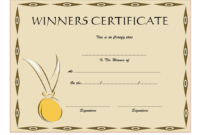 Winner Certificate Template Free 12 Ultimate Designs Inside Amazing Travel Certificates 10 Template Designs 2019 Free