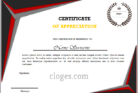 Word Certificate Of Appreciation Template Intended For Certificate Of Recognition Word Template