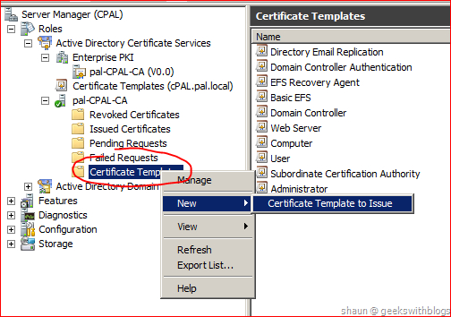Working With Active Directory Certificate Service Via C Intended For Active Directory Certificate Templates