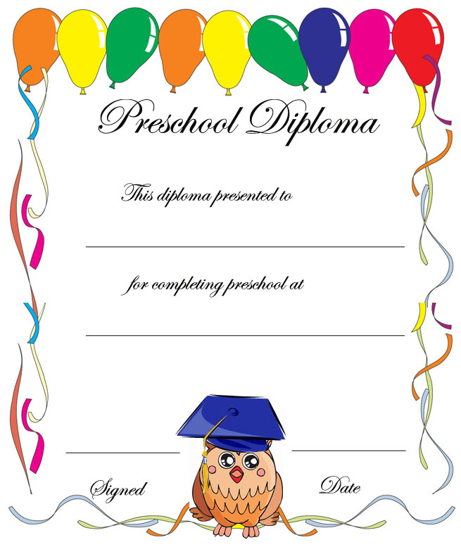 You Searched For Free Printable Graduation Programs Regarding Pre K Diploma Certificate Editable Templates