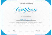 Youth Recognition Certificate Design Template In Psd Word In Template For Recognition Certificate