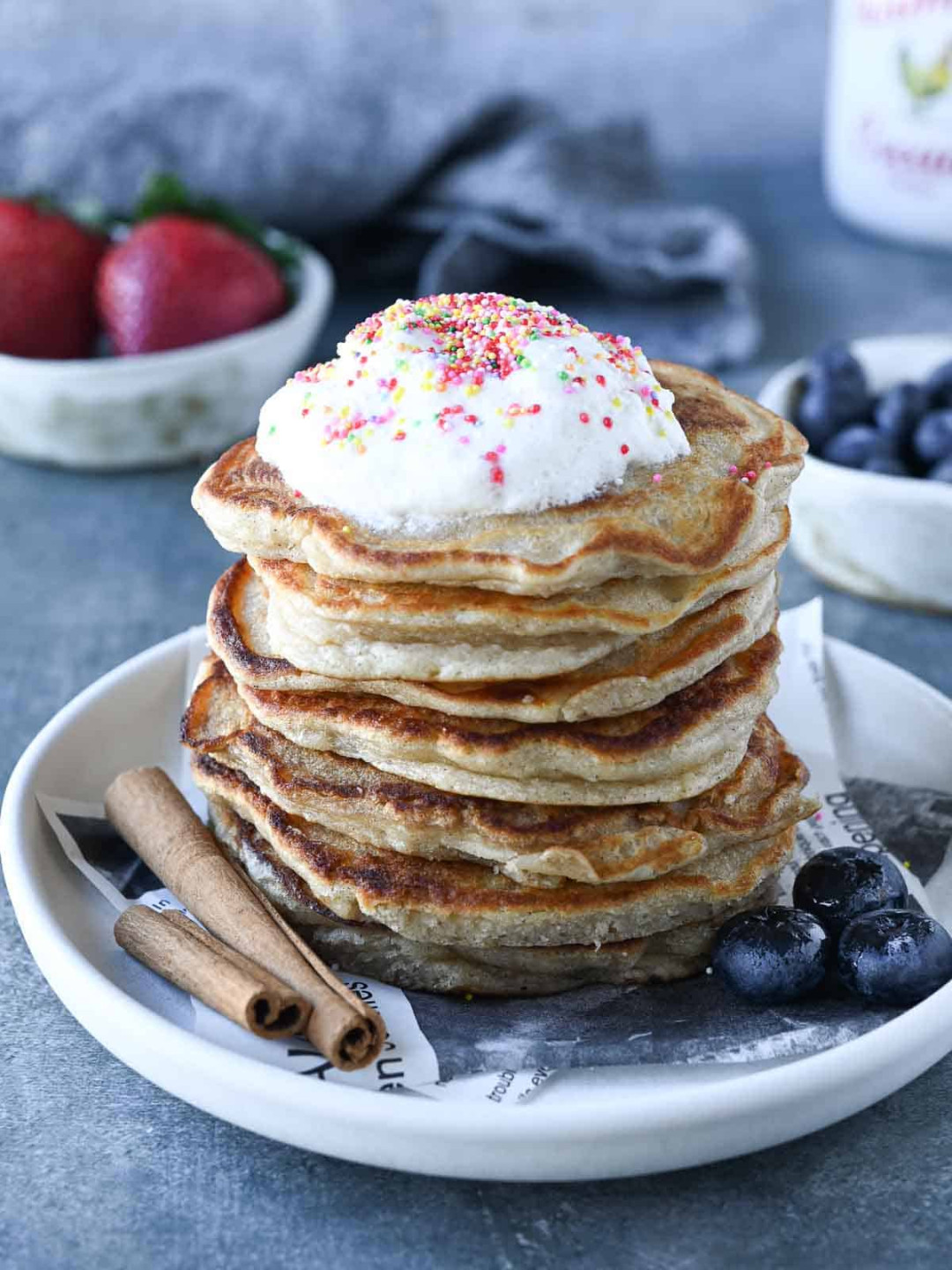 Cinnamon Sweet Cream Pancakes - Brunch & Batter